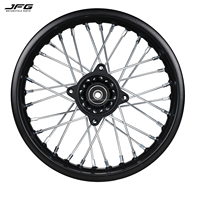 JFG en stock, livraison rapide, roue arrière CNC de 12 pouces, jeu de roues de moto pour Yozma IN10, pièces de modification pour moto électrique tout-terrain