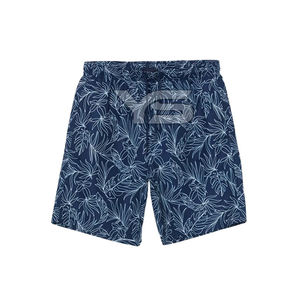 100% Polyester Casual Board Shorts with Custom Logo Mid Waist Breathable Drawstring Closure Solid Pattern Sublimation Short - Product Image 3
