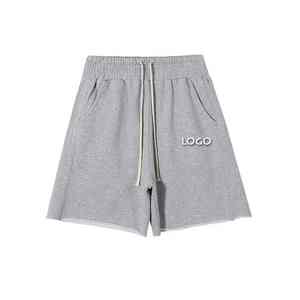 Vente en gros de shorts de survêtement 100% coton pour hommes, vêtements de sport de haute qualité à la mode pour la course à pied, taille moyenne, longueur genou - Product Image 3