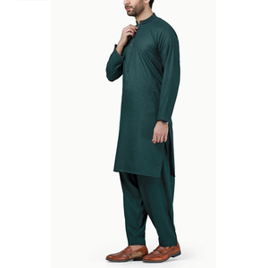 Nouvelle conception de costumes Shalwar Kameez pour hommes musulmans, coton de haute qualité, séchage rapide, sans plis, faible MOQ, toutes saisons - Product Image 2