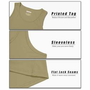 Camiseta sin mangas deportiva OEM personalizada para hombre, culturismo, gimnasio - Product Image 2