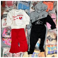 Vêtements d'été de haute qualité pour enfants de 0 à 12 ans, stock neuf de vêtements de marque, lot de vêtements pour enfants en gros