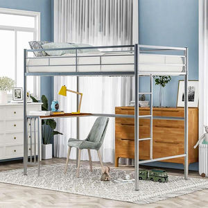 Camas de loft compactas con escritorios para estudiantes y dormitorios - Product Image 4