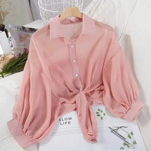 Custom Stylish Design Wholesale Shirt Top Trending Summer Woman Shirts 100% Cotton Quick Dry Women's Shirts - Product Image 5
