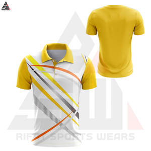 Camisetas con cuello de polo de línea para hombre con logotipo, camisetas de algodón de talla grande para hombre, camisetas polo para hombre, polos de sublimación - Product Image 3