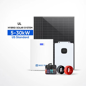 ชุดระบบพลังงานแสงอาทิตย์ไฮบริด15kW 10kW 20kW แบตเตอรี่10kWh & โวลต์โทรนิกอินเวอร์เตอร์เปิด/ปิดกริดแผงบ้าน fotovoltaico - Product Image 1