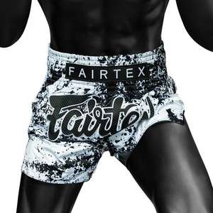 Best-seller Short de Muay Thaï de boxe professionnel par sublimation Fairtex OEM Vêtements d'arts martiaux de Kickboxing personnalisés pour adultes - Product Image 3