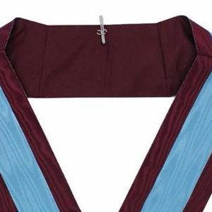 Officiers alliés degrés maçonniques collier d'officier bleu et or moiré maçonnique regalia artisanat officiers collier/maçonnique franc maçon Ronpex - Product Image 5