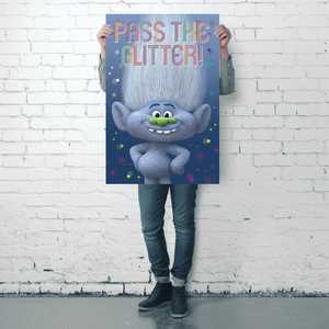 Póster de pared de Diamond Guy Trolls para decoraciones de cumpleaños! - Product Image 1