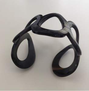 Brazalete de Cuerno de Búfalo Pulido Ecológico de Alta Calidad para Mujer, Nuevos Diseños, HF CRAFTS - Product Image 4