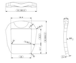 Boucle en métal YIB064 - Product Image 4