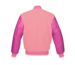 Chaqueta Universitaria de Mujer con Logotipo Personalizado, Bordado de Lana, Diseño a Cuadros, Relleno de Algodón y Tejido de Lana, Estilo Otoñal - Product Image 2