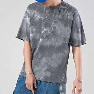 Unisex <b>Tie</b>-<b>Dye</b> <b>T</b> <b>Shirt</b> Retro Hip Hop Style Short-Sleeved Washed Distressed 100% Cotton Microfiber UNISEX ARCH <b>TIE</b> <b>DYE</b> Design for - Product Image 3
