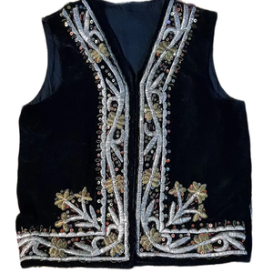 เสื้อกั๊กผู้ชายคอกลมแบบเปิด ผ้าขนสัตว์ปักลาย ระบายอากาศ แห้งเร็ว สไตล์ลำลอง สำหรับฤดูใบไม้ร่วง คุณภาพสูง แบบสั่งทำพิเศษ - Product Image 1