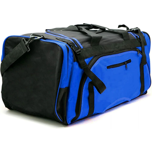 Fabricante personalizado Nylon Fitness gimnasio deportes bolsa barata personalizada al por mayor grande impermeable bolsa de lona para Unisex - Product Image 1