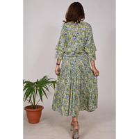 Robe maxi en coton 100% faite à la main en Inde pour femmes, écologique, lavable, idéale pour toutes les occasions d'automne, les fêtes, les festivals, style bohème ethnique