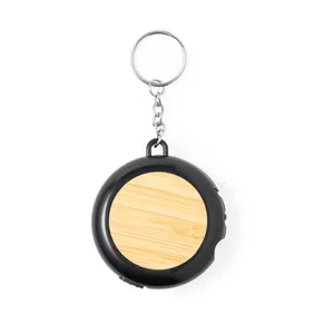 Flessometro in bambù Wilco da 1m, gadget promozionale personalizzato con metro a nastro - Product Image 1