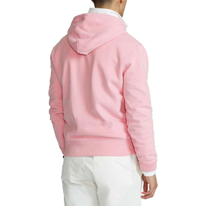 2025 <b>Mens</b> Pink Pullover Hoodie Drawstring Hood Soft 100% Cotton Fleece Winter Casual Sweatshirt Streetwear Unisex - Product Image 2