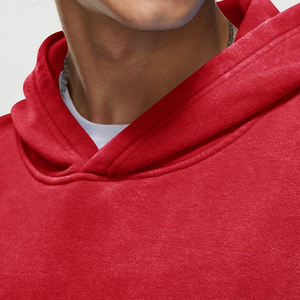 Sweat à capuche surdimensionné délavé à l'acide personnalisé pour hommes, sweat à capuche délavé à l'acide décoloré au soleil pour la vente en ligne - Product Image 5