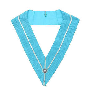 Col de régalière maçonnique brodé à la machine, fabriqué en usine, uniforme de régalière maçonnique, col à vendre - Product Image 3