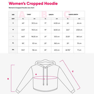 Sudadera con capucha recortada personalizada para mujer, sudadera con estampado y bordado, opciones de personalización, ropa de calle de moda diaria - Product Image 6
