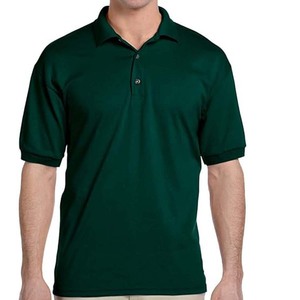 Camiseta Polo de Manga Corta de Algodón Tipo Waffle Verde para Hombre y Mujer - Product Image 3