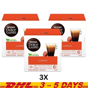 Cápsulas de café instantáneo compatibles con Dolce Gusto, 16 cápsulas, 136G, Nescafé, sin azúcar, café con sabor a nuez y chocolate - Product Image 2