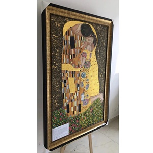 Vinpi Cổ Điển Việt Nam 'Những Nụ Hôn Ai-Tạo Ra Vẽ Tay Sơn Dầu Bức Tượng Chân Dung Khách Sạn Nhà Hàng Tường Trang Trí Nội Thất Vải - Product Image 1