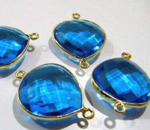 Cojín de cuarzo ahumado hecho a mano de 8mm, piedra preciosa cortada, joyería chapada en rodio de calidad con regalo budista de doble fianza - Product Image 3