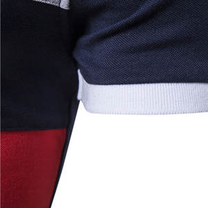 Nouveau style de t-shirts polo design personnalisé pour hommes vêtements de rue t-shirts polo respirants pour hommes Offre Spéciale t-shirts polo pour hommes - Product Image 4