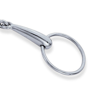 Cómodo Bridón de Acero Inoxidable con Anillo Suelto para Montar a Caballo y Entrenar - Product Image 5