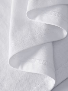 Camiseta Casual de Manga Corta para Mujer, Mezcla de Spandex, Color Sólido, Cuello Redondo, Estampado, Transpirable, Secado Rápido, Primavera Verano - MOQ Bajo, Económica - Product Image 4