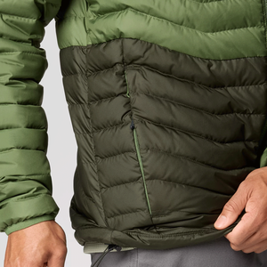 Veste d'hiver en duvet épais pour hommes personnalisée en gros avec traitement enduit à col montant - Product Image 6