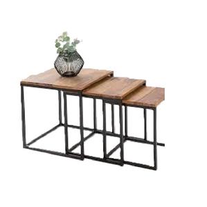 Meilleure arrivée Old Money Style Design classique Tables en bois en métal et fer Taille personnalisée Forme Couleur Utilisations à la maison Hôtel - Product Image 1