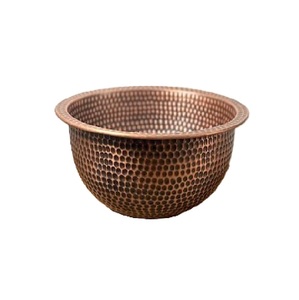 Évier en cuivre pur en métal le plus vendu Évier en cuivre décoratif de couleur de forme de taille personnalisée avec poignée - Product Image 4