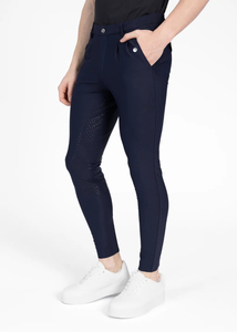 Pantalones de Montar a Caballo para Hombre, Corte Ajustado, Breeches Ecuestres, Tejido Elástico Transpirable, Diseño Duradero - Product Image 2