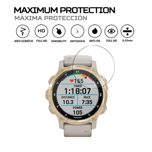 การ์มิน เดซเซนท์ เอ็มเค 2 เอสฟิล์มกันรอยหน้าจอสมาร์ทวอทช์พร้อมเทคโนโลยีป้องกันการกระแทก - Product Image 2