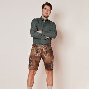 Camisas Bávaras 2025, Camisas Casuales para Hombre, Manga Larga, Corte Entallado, Camisa Bávara para Hombre, Servicio OEM - Product Image 4