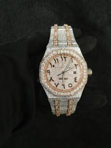 Custom High Quality ETA <b>Automatic</b> Mechanical Watch Sapphire Case Crystal Zircon Moissanite Luxury Designer Pointer <b>Chronograph</b> - Product Image 6