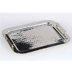 Restaurante de lujo Bandeja de servicio de latón Platos de servicio de desayuno Vajilla Nueva llegada 2025 Plato de servicio Bandejas de servicio asequibles - Product Image 1