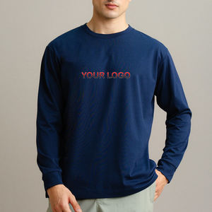 OEM/ODM 100% algodón 400 GSM Oversize Pullover sudaderas con capucha y sudadera Boxy Fit cuello redondo personalizado impreso Logo sudadera - Product Image 1