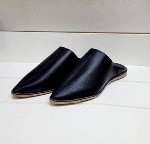 Handmade Genuine Moroccan Leather Babouche Slippers Men With Non Slip Breathable Comfort Fit For Home And Outdoors - Product Image 2