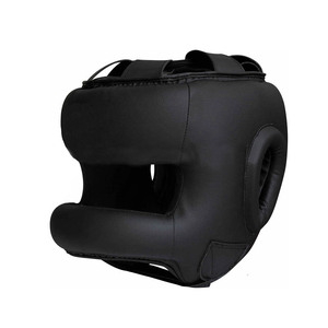 Casques de sport en cuir de vachette véritable de qualité supérieure Service OEM pour protège-tête de boxe pour Taekwondo karaté MMA Muay Thai Kick - Product Image 1