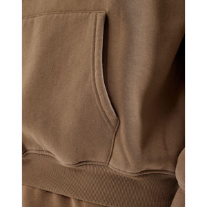 Ensemble de survêtement décontracté 2-en-1 pour homme : sweat à capuche en coton délavé à épaules tombantes et pantalon de survêtement épais essentiel – Vente en gros - Product Image 4
