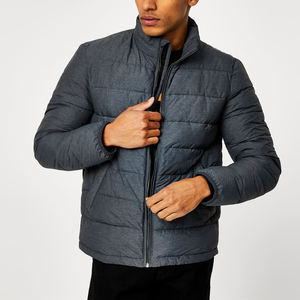 Chaquetas acolchadas para hombre hechas con material de poliéster 100%/chaquetas acolchadas 2025 a la moda y elegantes para la temporada de invierno - Product Image 1