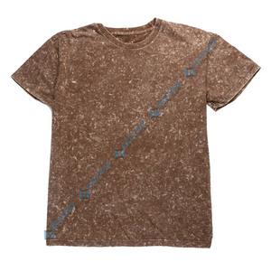 เสื้อยืดแขนสั้นลำลองผู้ชายผ้าฝ้ายแท้ 100% ซักย้อมสีแบบแอซิดวอช ระบายอากาศได้ดี แห้งเร็ว เป็นมิตรกับสิ่งแวดล้อม รับผลิตตามสั่งพร้อมสกรีนโลโก้ขายส่ง - Product Image 1