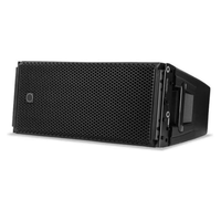 Système de sonorisation professionnel, enceinte active Line Array à double haut-parleur de 10 pouces, 2 voies, bi-amplifiée, double haut-parleur de graves de 10 pouces (haute puissance)
