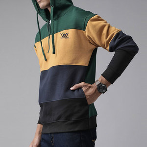 Ropa de calle Sudaderas transpirables de moda para hombres Sudaderas con cremallera corta básicas de alta calidad - Product Image 2