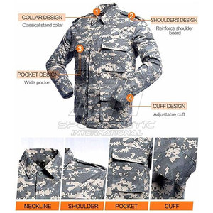Combinaisons tactiques pour hommes coupe-vent, combinaisons imperméables, utilisation en extérieur, combinaisons tactiques fabriquées au Pakistan à vendre - Product Image 6
