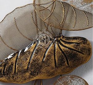 Tenture murale en métal faite à la main en fer fleur Design Art pour salon chambre couloir décoration de la maison Sculpture murale en métal Unique - Product Image 5